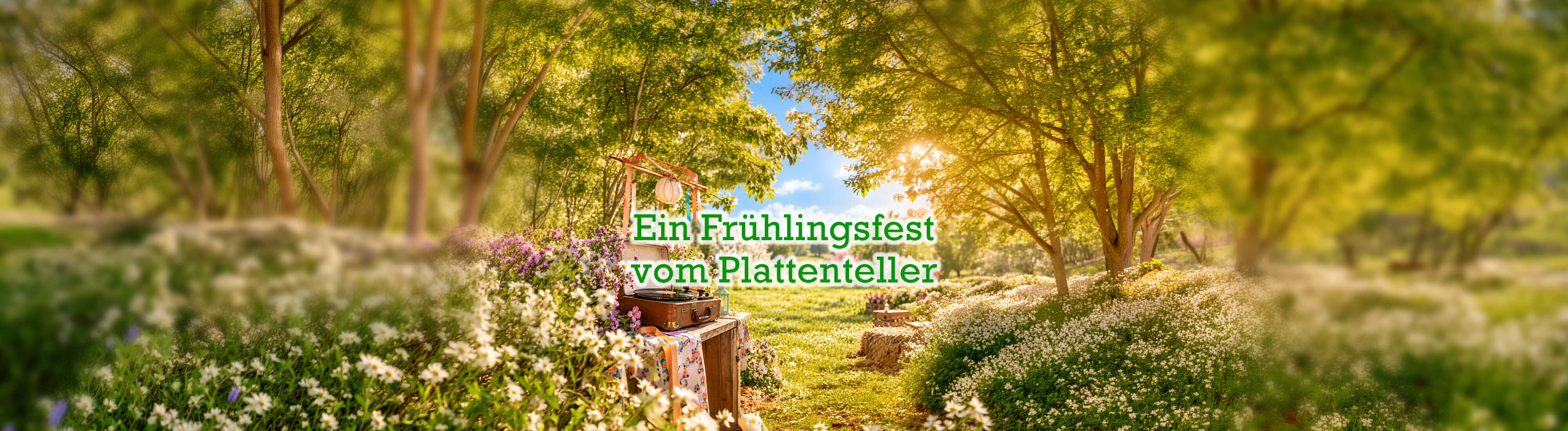 Silhouetten von Menschen, die vor einer blauen Backsteinwand tanzen, überlagert mit dem Text 'Evergreen-Wochenende mit Live-Musik'.