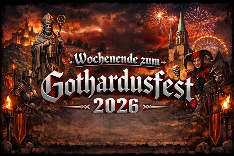 Barockschloss umgeben von grüner Landschaft und blauem Himmel